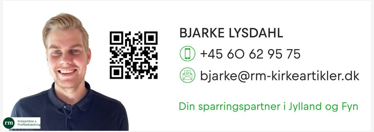 Sig hej til Bjarke - vores nye konsulent i Jylland og p Fyn