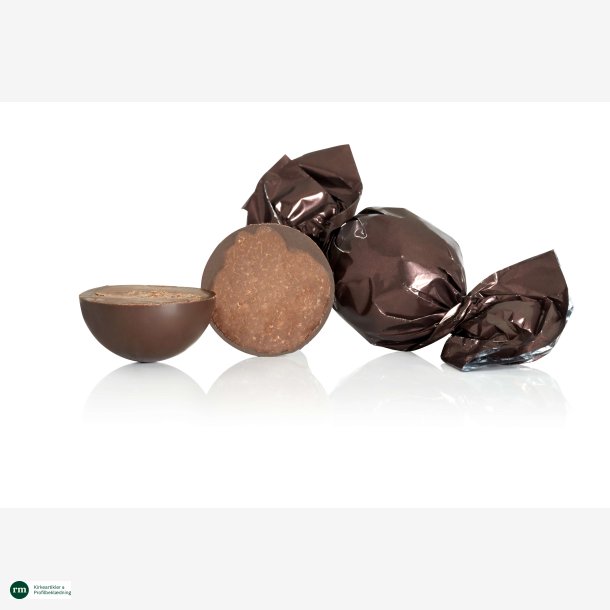 Fyldte mrke chokolader | 1 kg | M. mint kerne