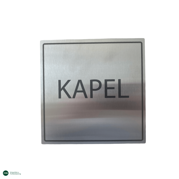 Kapel skilt 15 x 15 cm