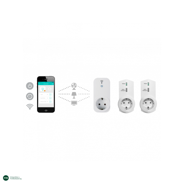 Tnd sluk ure m. timer/wifi | Ks. m. 3 stk.