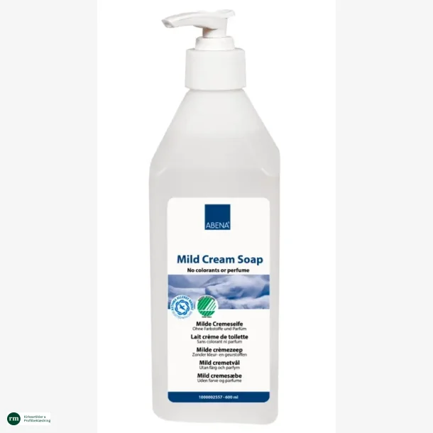 Mild Cremesbe,  600 ml, uden farve og parfume