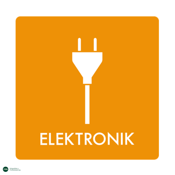 Piktogram - Elektronik, selvklbende vinyl