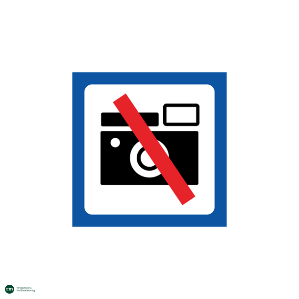 Fotografering forbudt | Plast skilt