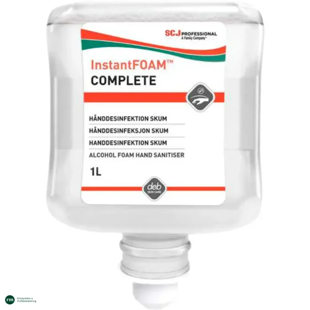Hnddesinfektion, SC Johnson InstantFOAM Complete Optidose, 1000 ml, 80% ethanol