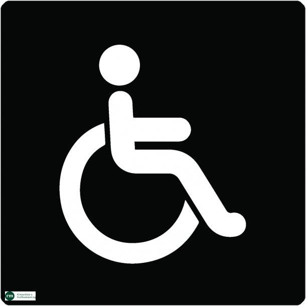 Handicap skilt | Alu skybond skilt