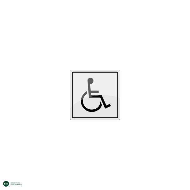 Handicap skilt | Rustfrit stl skilt