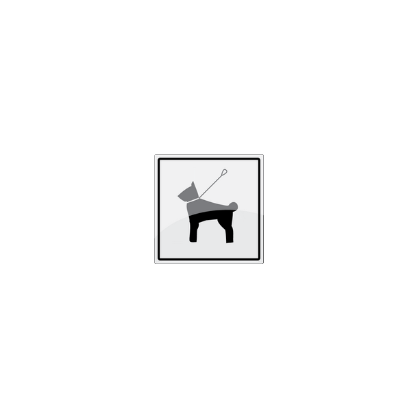 Hund snor | 2 mm. Rustfri stål skilt