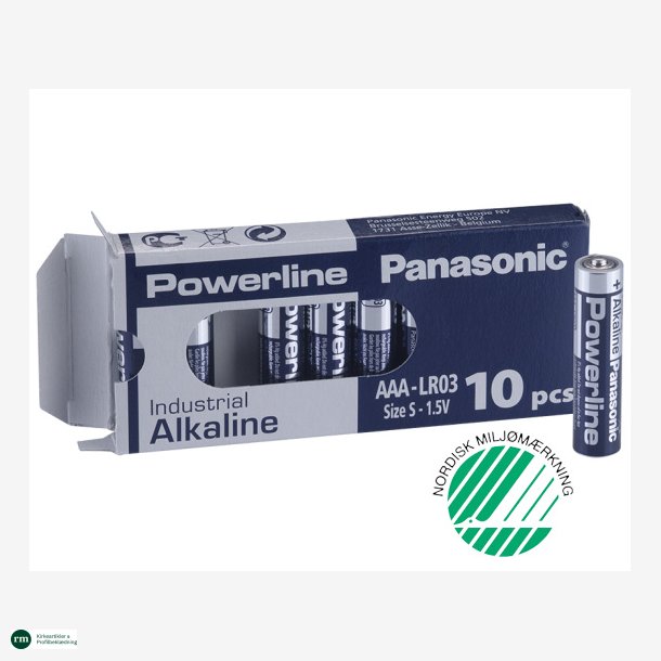 Panasonic batterier | Powerline | AAA | 10 stk.