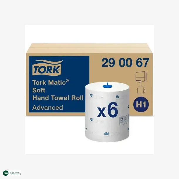 Tork Advanced H1 Aftrringsruller | Matic Soft 2-lag, 21x19x150m