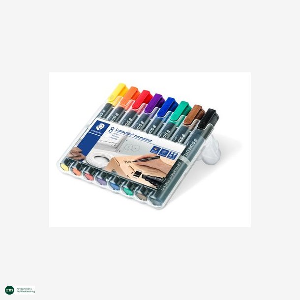 Vejrbestandige tuscher | 8 stk. | Lumocolor&reg; permanent marker 350 Lumocolor&reg; permanent marker 35